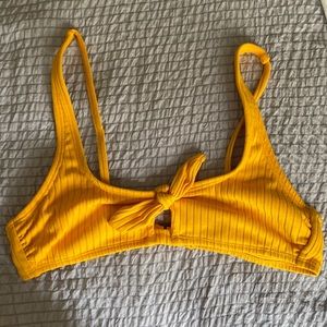Bikini top yellow size small
